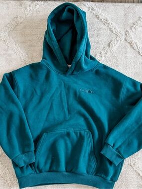 Comfort Pullover Hoodie in Teal for Kids